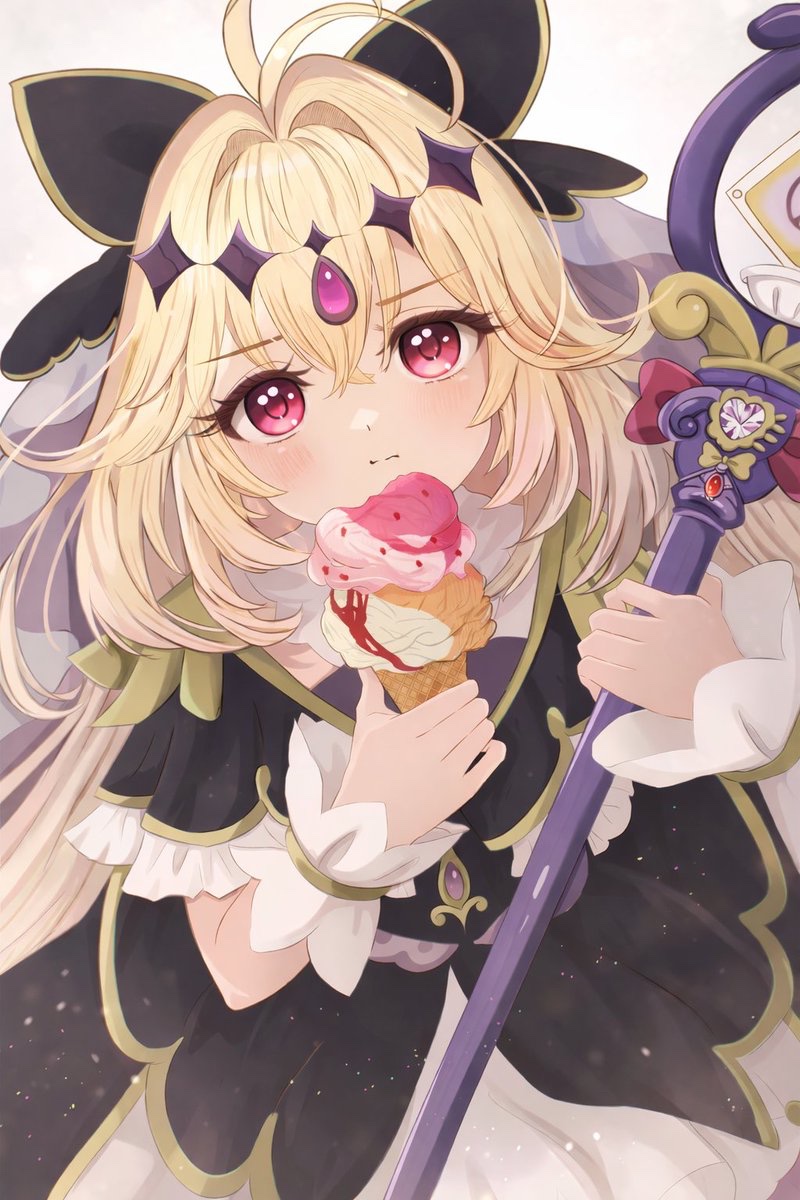 「…だめ。これはわたしの。」

ムッとしてる
アルカナ・シャドウちゃん🔮
…可愛い(〃艸〃)

#イラスト 
#プリキュア
#キュアアルカナシャドウ
#precure
#たんプリ