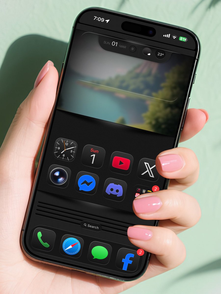 kyawthihaphyo's tweet image. Just simple with Widgy 
#widgyWidget @TeboulDavid1 
#wallLayeriverlay @TeboulDavid1 
#iconApple