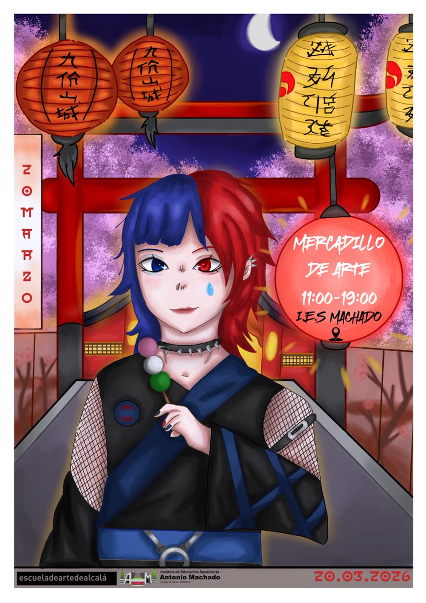 alanstarboysart's tweet image. Por fin les puedo decir que este 20 de Marzo estaré vendiendo muchas cositas en el Mercadillo de Arte del I.E.S Machado! 

Cualquiera que pueda pasarse será bienvenido ❤️‍🩹

Además acá está el cartel que hice yo :)

#Artistas #España #mercadillodeartes #arte