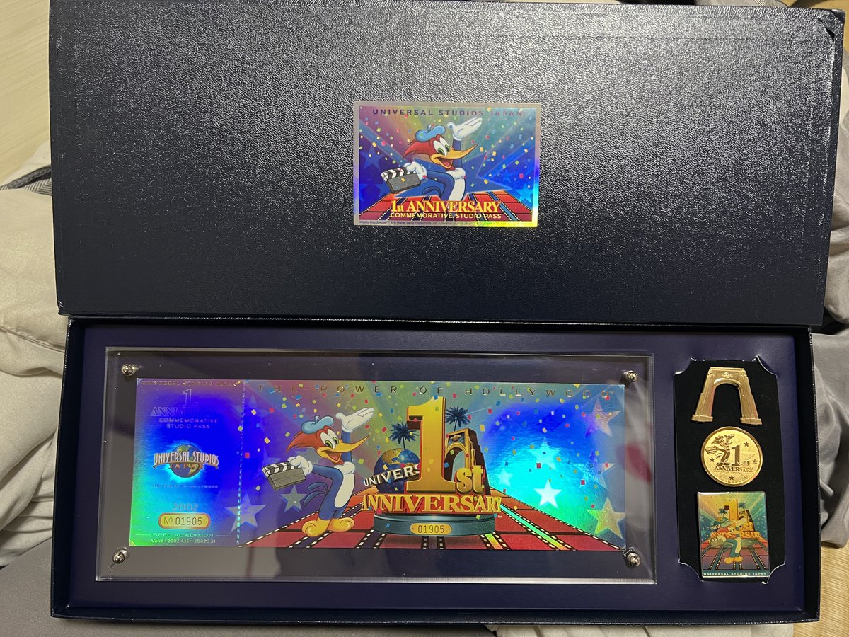 今持ってるユニバ〜グッズ🌍🤩 2002年ファーストアニバーサリー