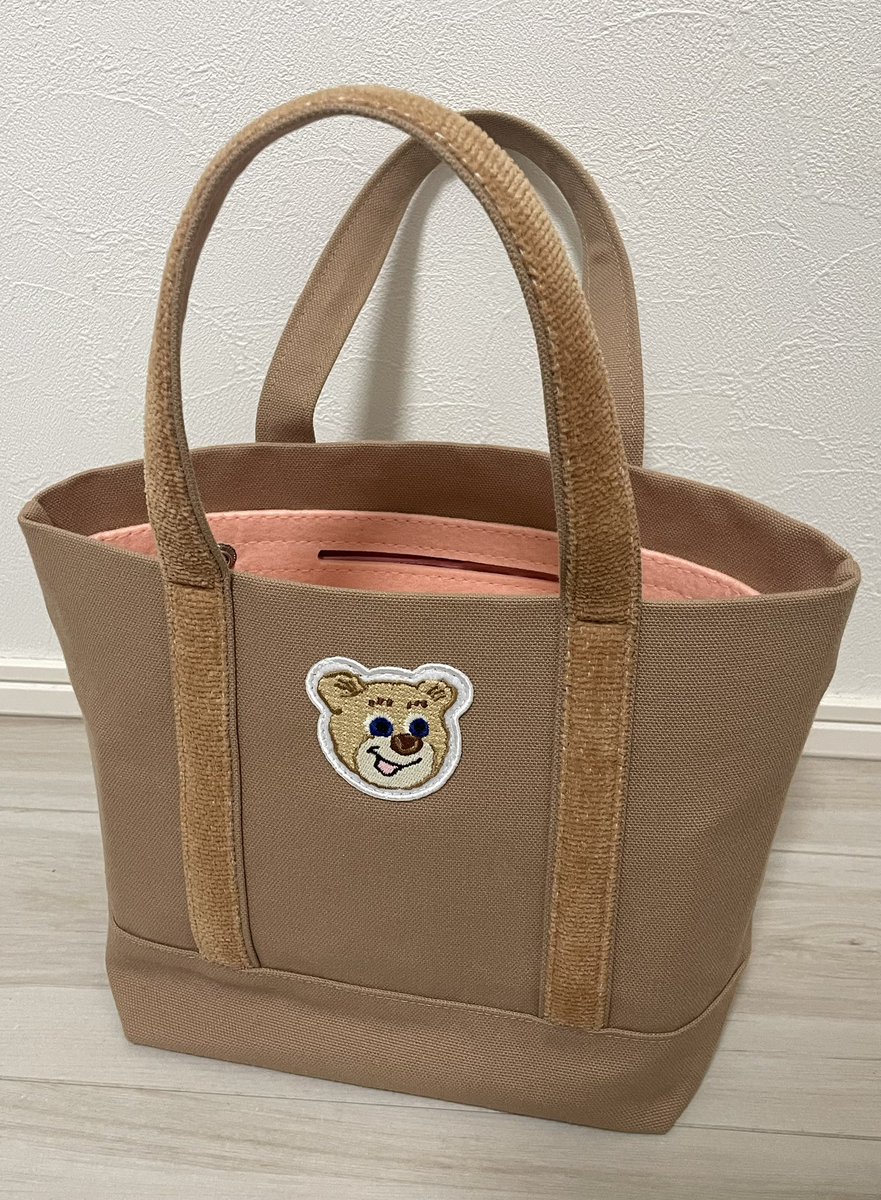 オールドテディワッペントートバッグ用に買ったバッグインバッグ