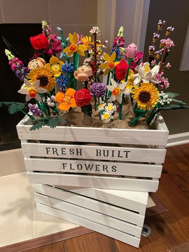 Lego flowers.