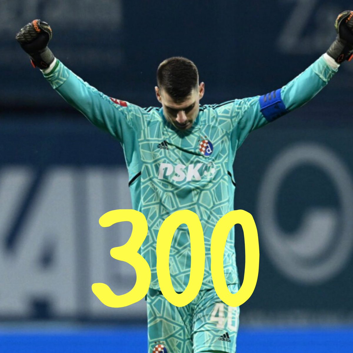 Danas 300. nastup za Dinamo.

💙
