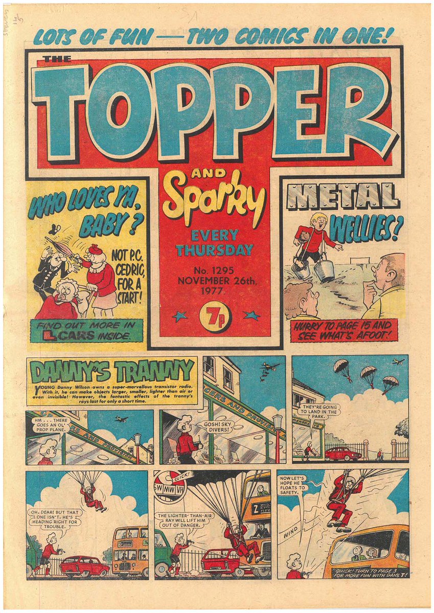 thefcfc's tweet photo. Topper and Sparky, as discussed in episode 33 of The Funny Comics Fan Club - available in all good newsagents and wherever you get your podcasts! 
(copyright DC Thomson)
https://t.co/oNXm9rq3vJ https://t.co/roLSUXtlCV