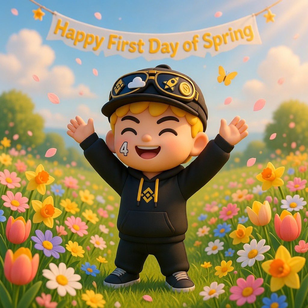 Congratulations to everyone on the first day of spring🎊

#BNB $BNB $Palu #Palu