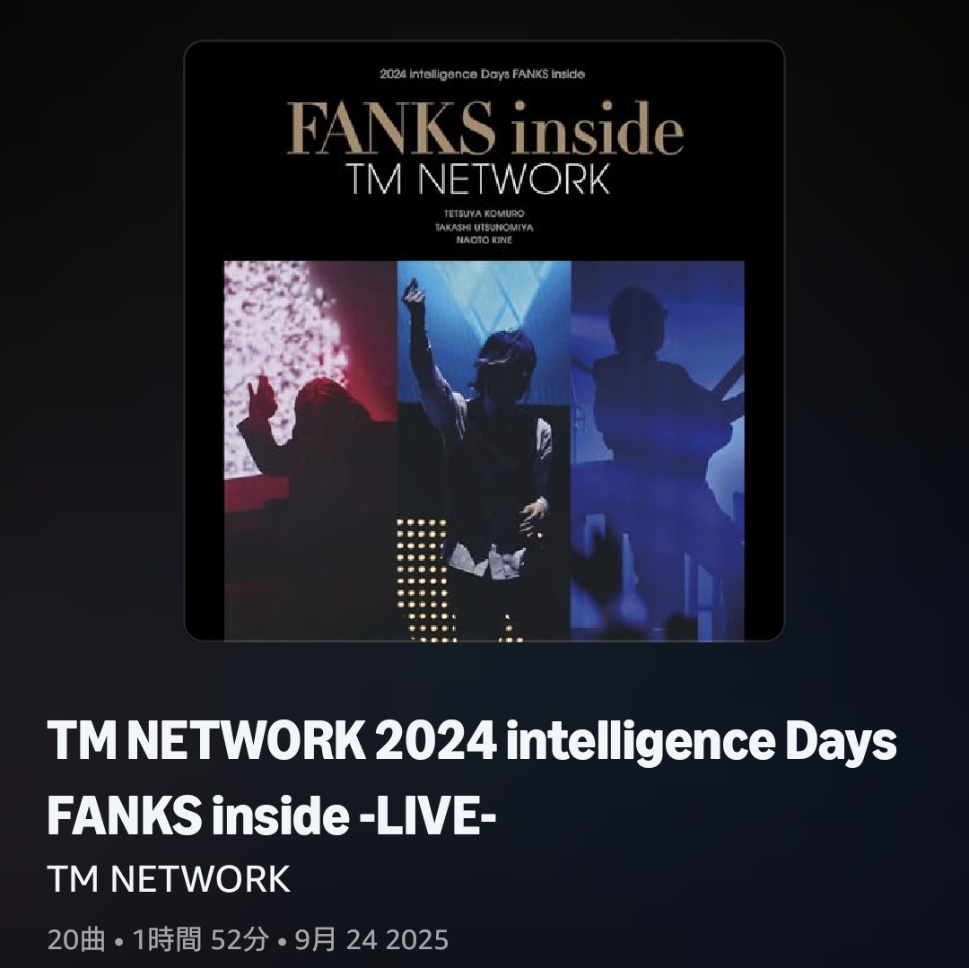 TM NETWORK 2024 intelligence Days FANKS inside LIVE ダウンロード