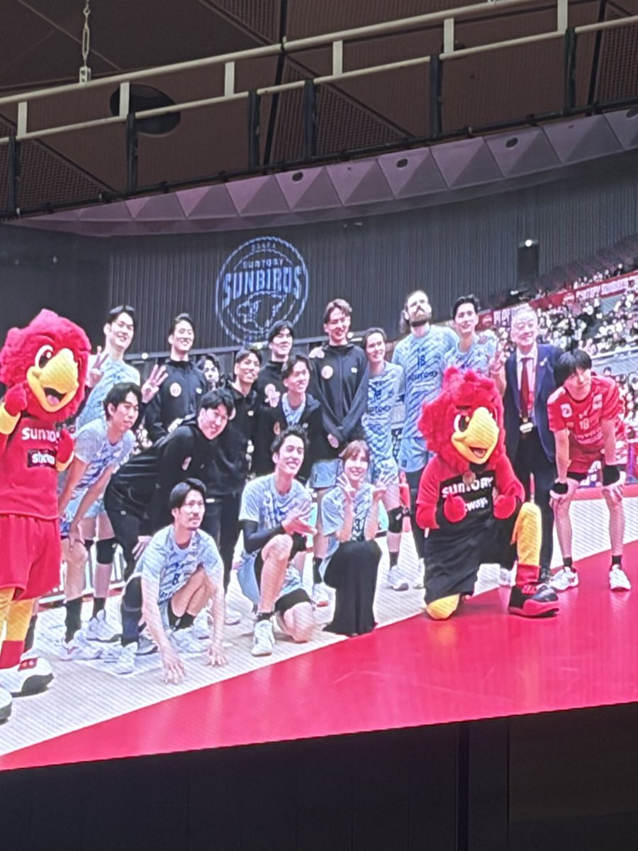 kaoyanun's tweet photo. May J.さん登場とはっさくﾏｯﾁﾃﾞｰ🎤🏐❣️
2026.3/1

#SVリーグ
#男子バレーボール
#サントリーサンバーズ
#関田誠大 https://t.co/IOPA7TNXBV