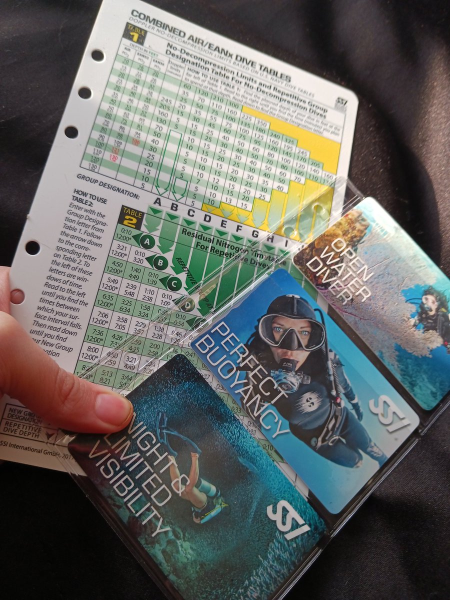I'm scuba certified 3 ways, dawg 😛
#scubadiving