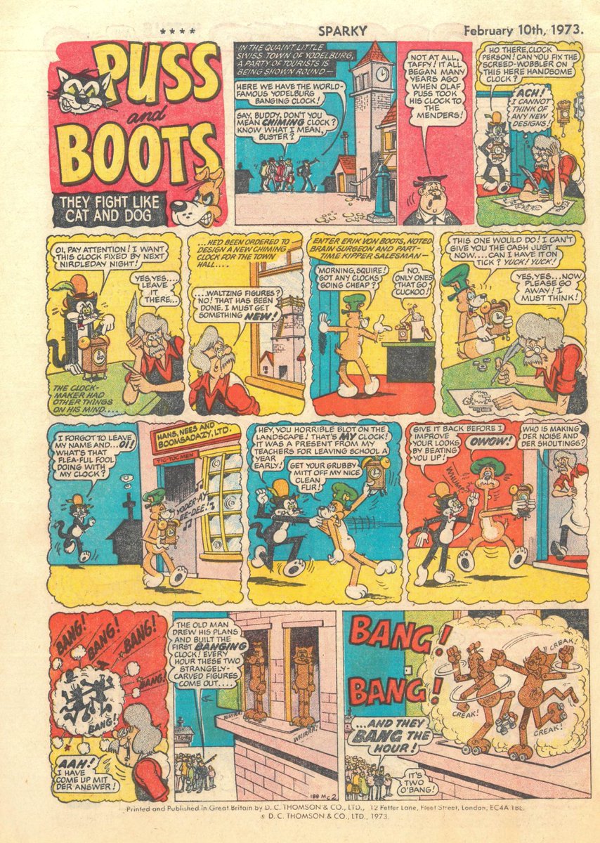 thefcfc's tweet photo. Sparky, as discussed in episode 33 of The Funny Comics Fan Club - available in all good newsagents and wherever you get your podcasts! 
(copyright DC Thomson)
https://t.co/oNXm9rq3vJ https://t.co/hyScyBRZYa
