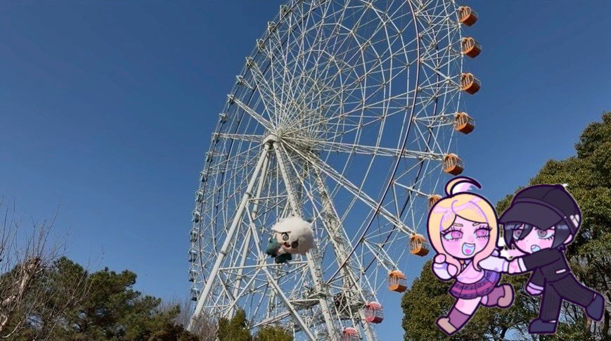 sentitapiland's tweet photo. 最原くん！観覧車こっちだよ！
赤松さん…（照）待って！何か飛んでる！ https://t.co/AwkNiwsMcH