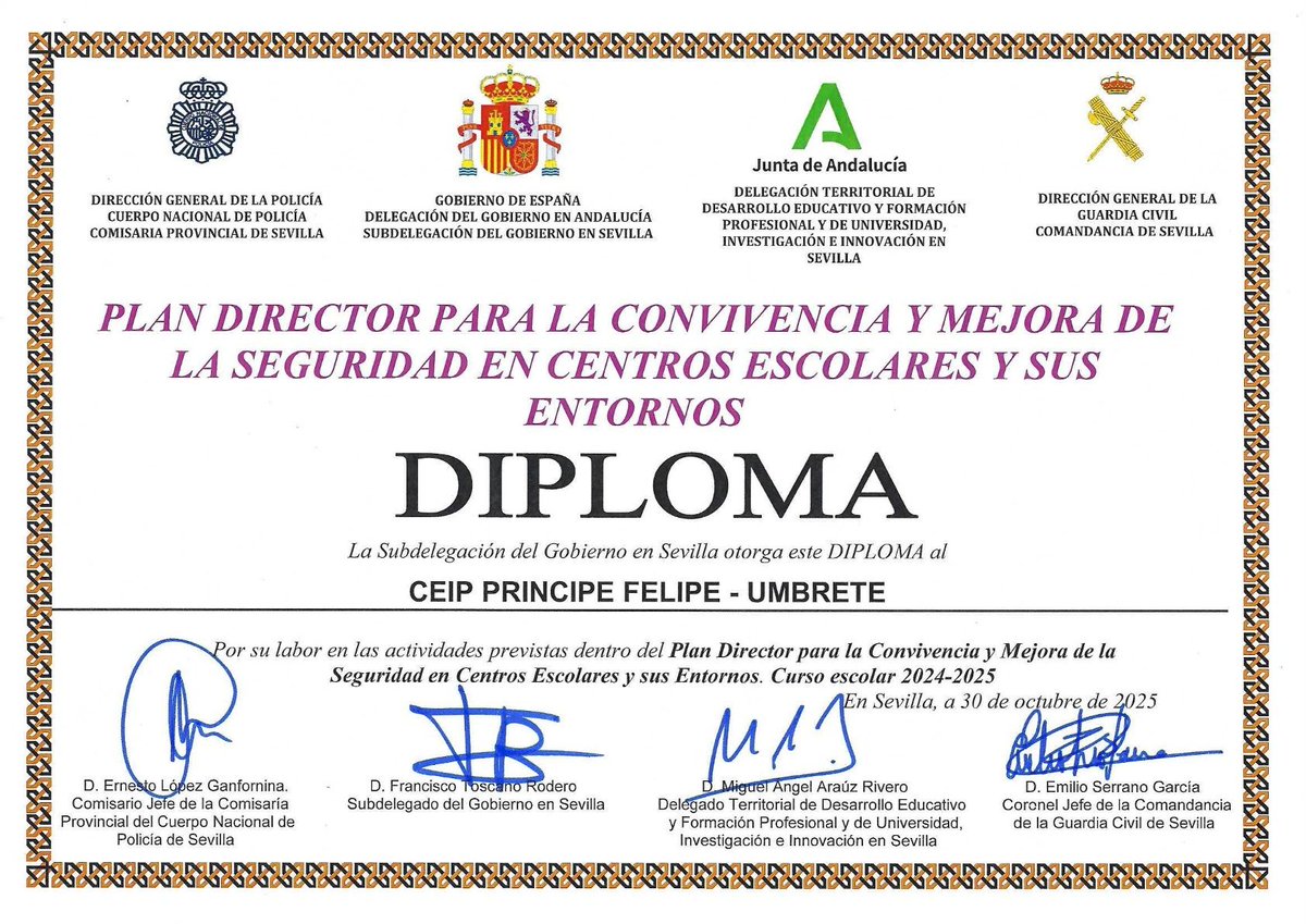 C.E.I.P. Príncipe Felipe. Umbrete (Sevilla) tweet media