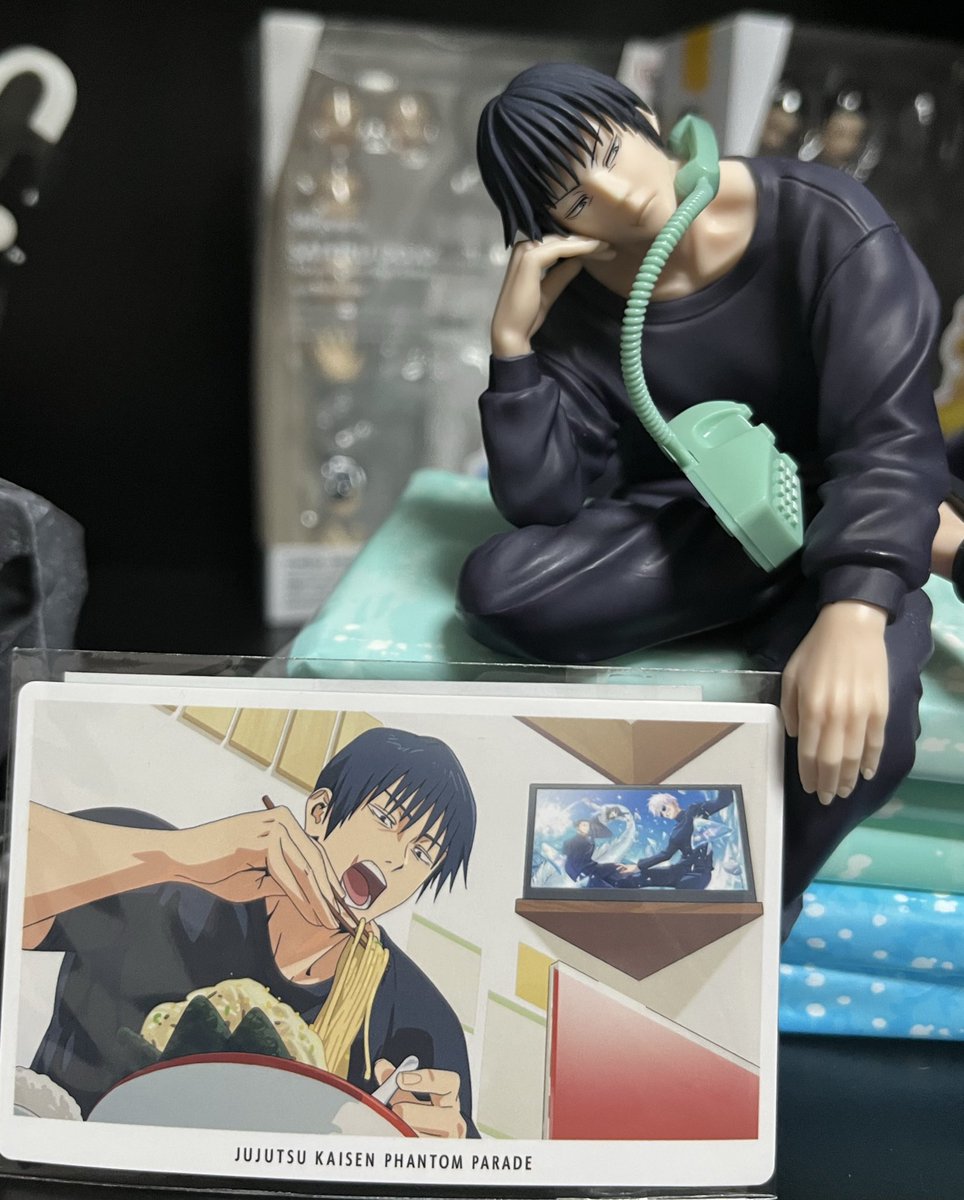 🍜食べてるﾄﾁﾞさんのカード貰っちゃった🫶
どっちがたくさん食べれるか勝負だね
私は1️⃣蘭で替え玉３回できるよ‼️