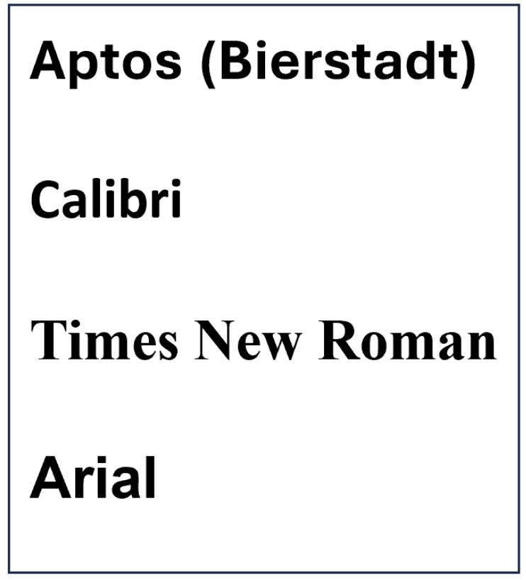 aritaweb's tweet photo. 米国の国務省は公式な通信におけるフォントを昨年12月にCalibriからTime New Romanへ

Calibriは「デジタル画面に適したモダンなフォント」、Times New Romanは「格式ある伝統的なフォント」。

ちなみにMS Officeは2023年よりCalibriからAptosをデフォルトに採用

https://t.co/ZyhYqflJN6 https://t.co/emsxzvZawW