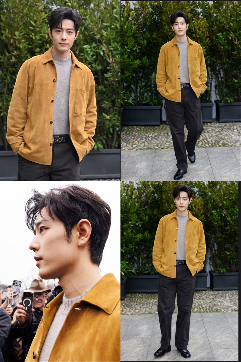 Handsome global brand ambassador #XiaoZhan
Photos taken by fashion blogger C-Oli

#XiaoZhanMFW26 #TodsFW26 #MFW #XiaoZhanxTods #ReadyForTods @tods
