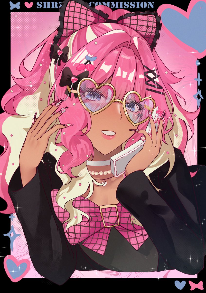 shrzyxk's tweet photo. Commission #VGenComms 🖤🩷 https://t.co/8n17aMn5GJ