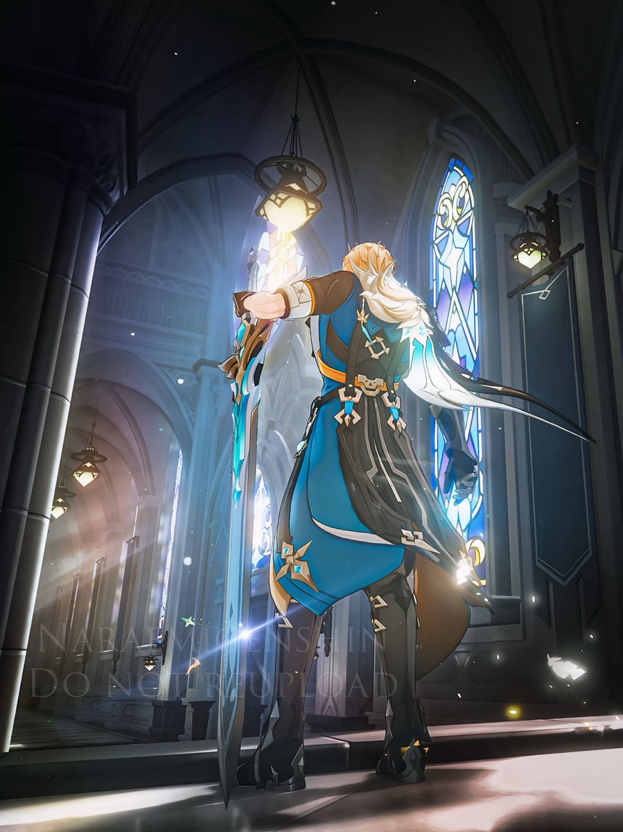 「友よ、月明かりの下で踊ろう」
#ファルカ #Varka #GenshinImpact