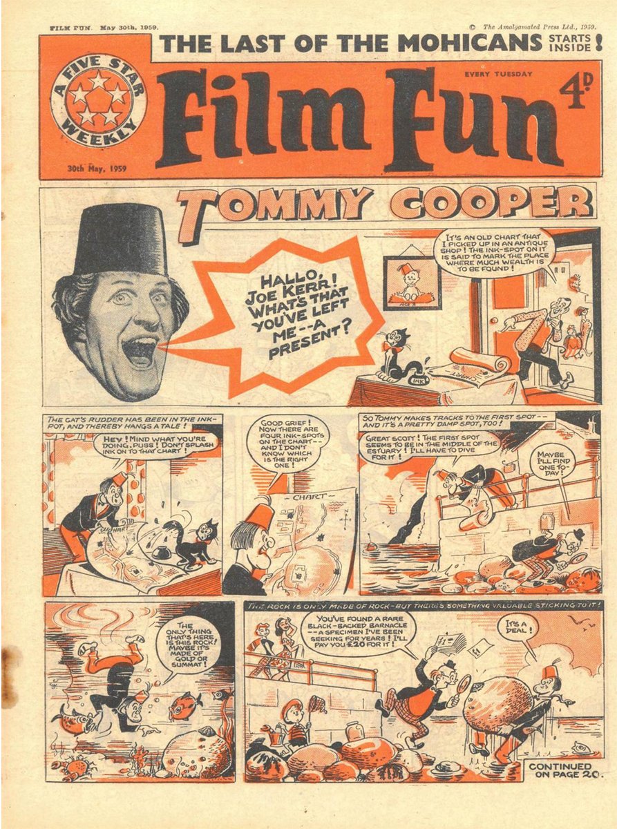 thefcfc's tweet photo. Film Fun, as discussed in episode 33 of The Funny Comics Fan Club - available in all good newsagents and wherever you get your podcasts! 
(copyright Rebellion)
https://t.co/oNXm9rq3vJ https://t.co/vxHzfDaiqH