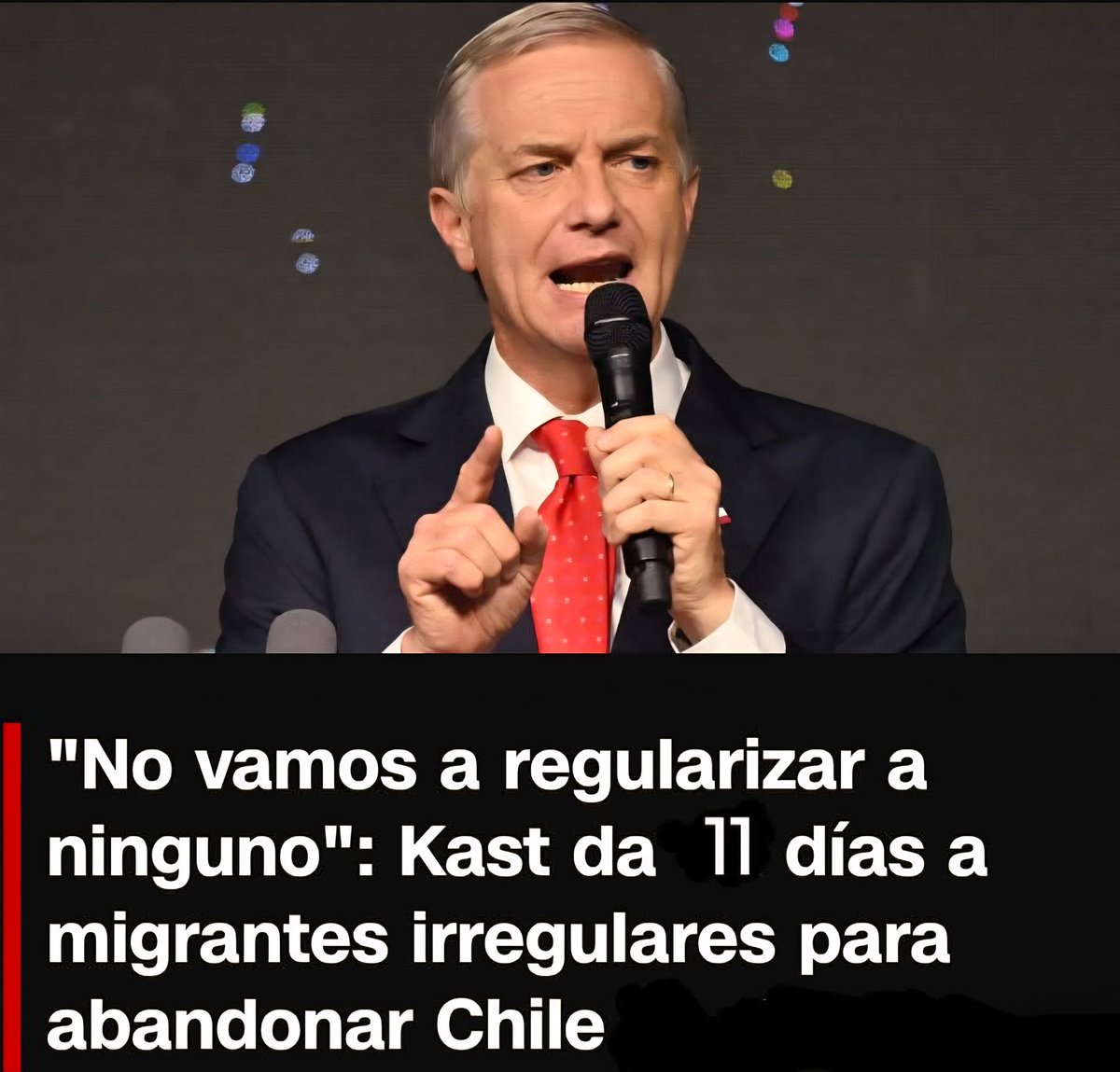 Así se habla Presidente Kast, toda la 💩 bananera fuera de Chile..