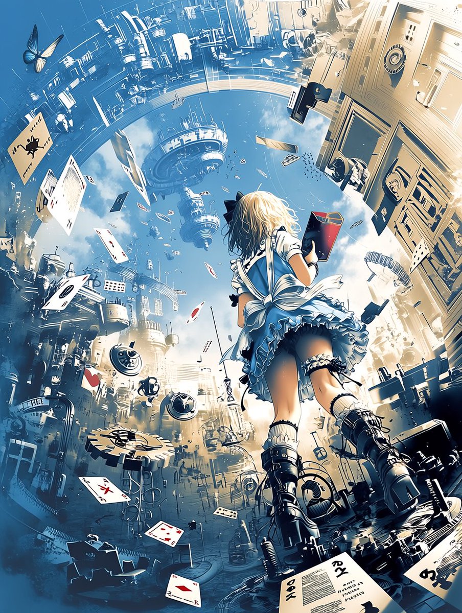 遥かなる幻想地図 Vol.186 いつもの サイバーパンクの国のアリスで使用