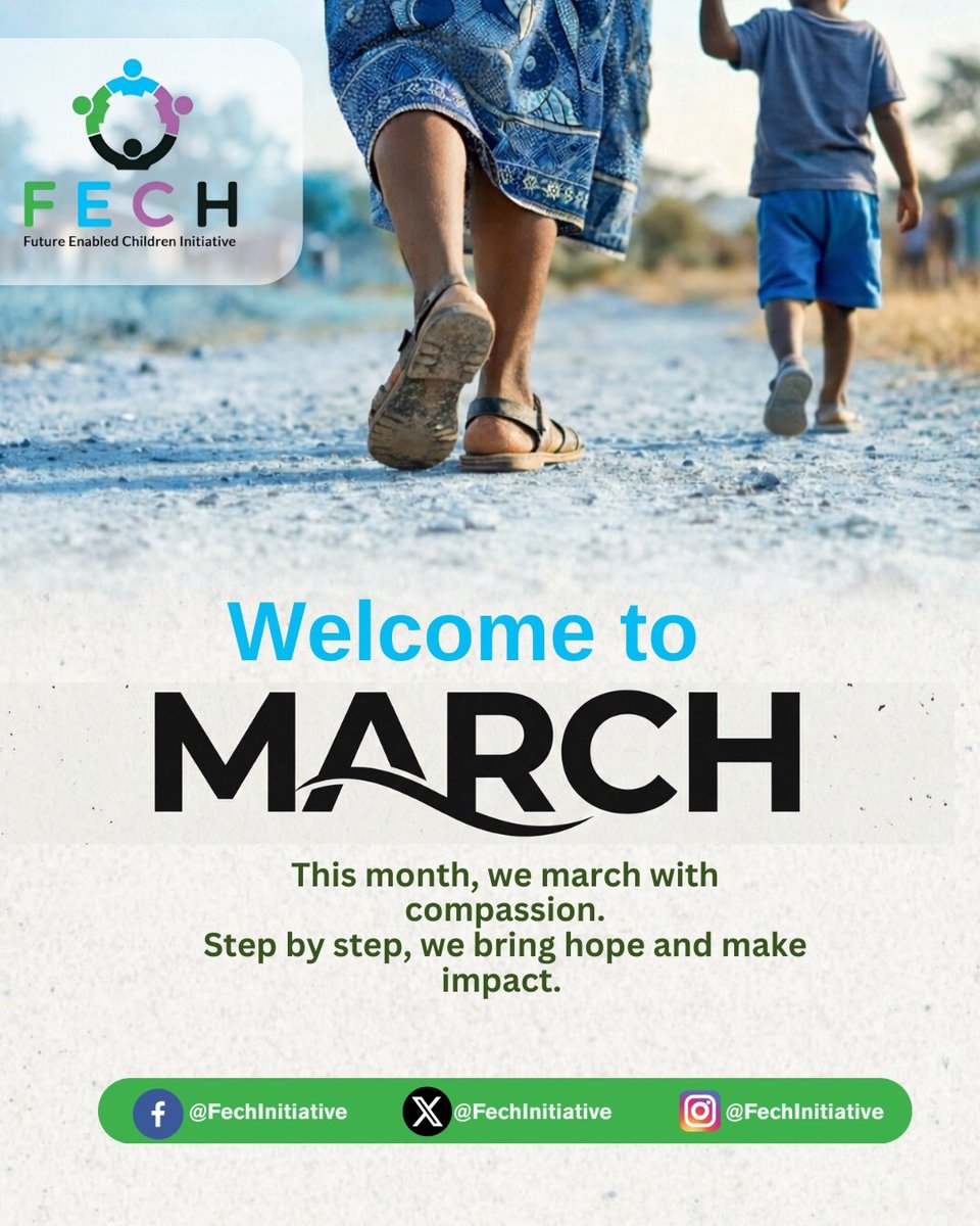 FechInitiative's tweet photo. New month, new steps, new impact. 👣
We march with compassion this March! #fechinitiative #MarchForward https://t.co/kbK3AaLsfV