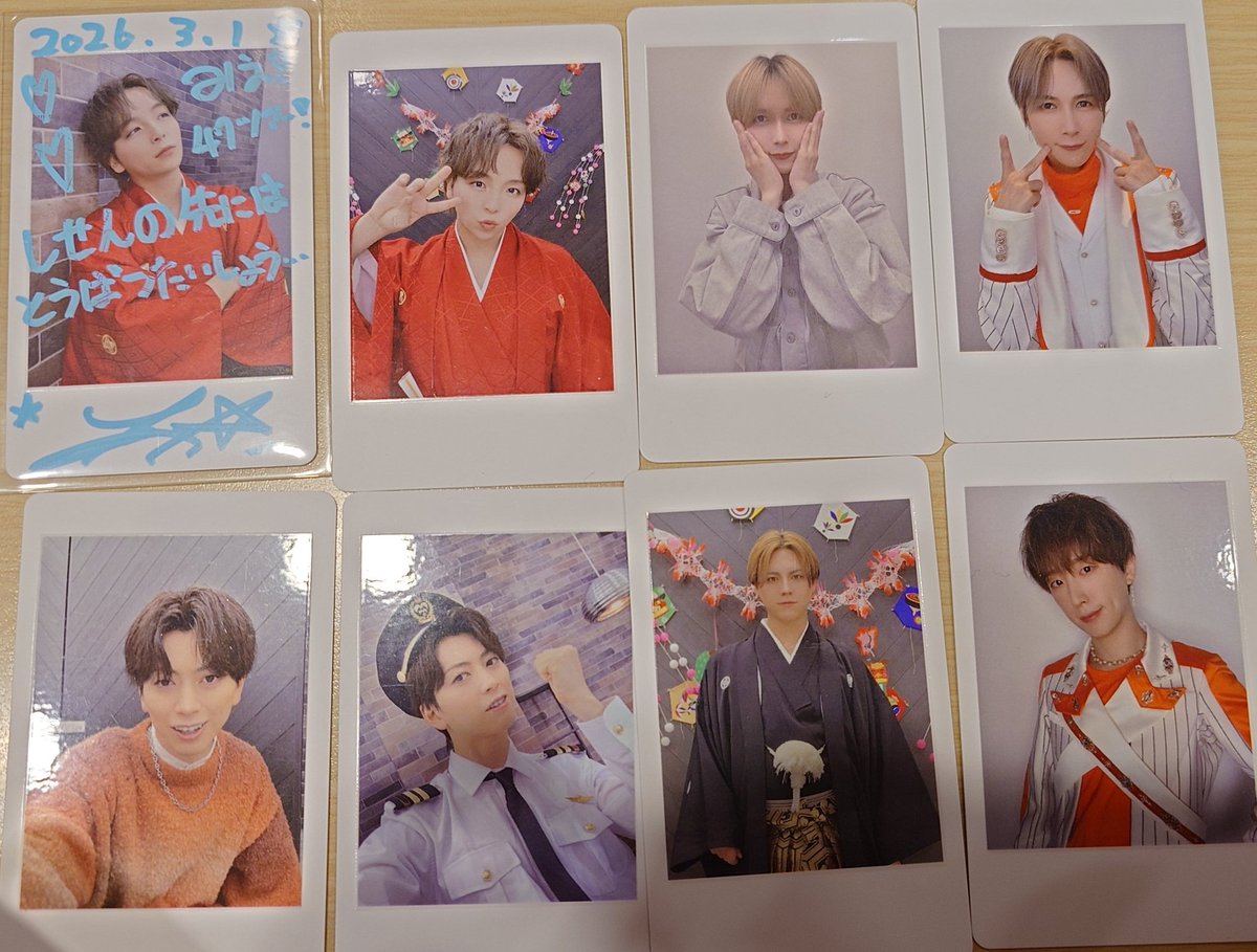 MeseMoa. めせもあ。 ハピカ チェキ 交換 譲渡 【譲】薄桃、紫、赤、茶