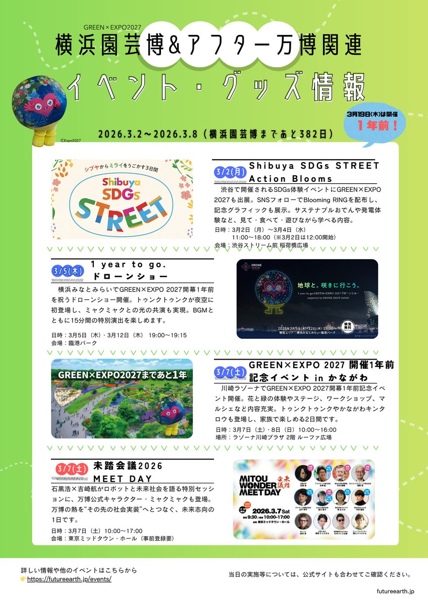 ミライ@万博 (@FutureEarthJP) / Posts / X