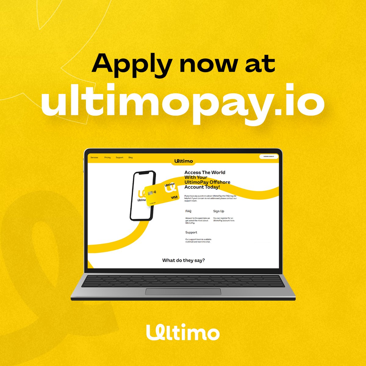 Ultimo Pay tweet media