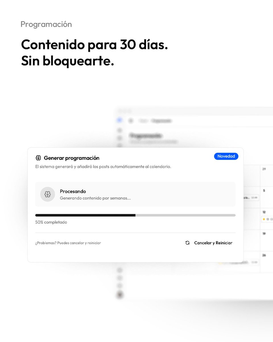 nomad_ooo's tweet photo. #Programación
Stop winging it on social media content. / Deja de improvisar contenido en redes sociales. https://t.co/4CF0ueXH7k