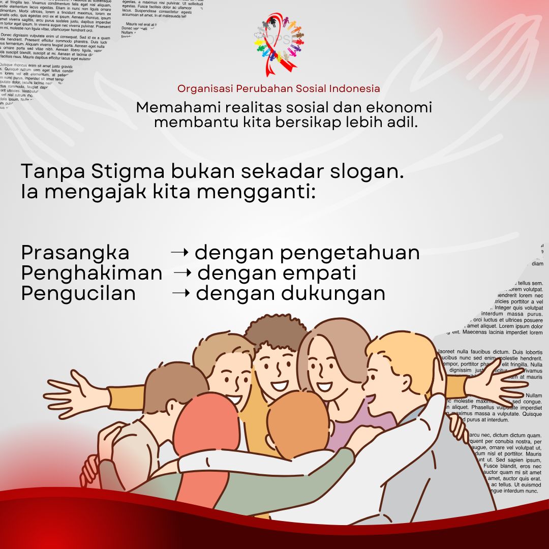 Hari ini, mari kita ganti prasangka dengan pengetahuan,
penghakiman dengan empati,
dan pengucilan dengan dukungan.
Hentikan stigma terhadap pekerja seks.
Hormati martabat. Lindungi hak. 🤍

#kitaadakarnakitaberjuang #stopstigma