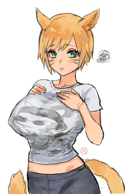 gram_ebi's tweet photo. え、爆乳ミコッテ？ https://t.co/2JeYvGnKzo