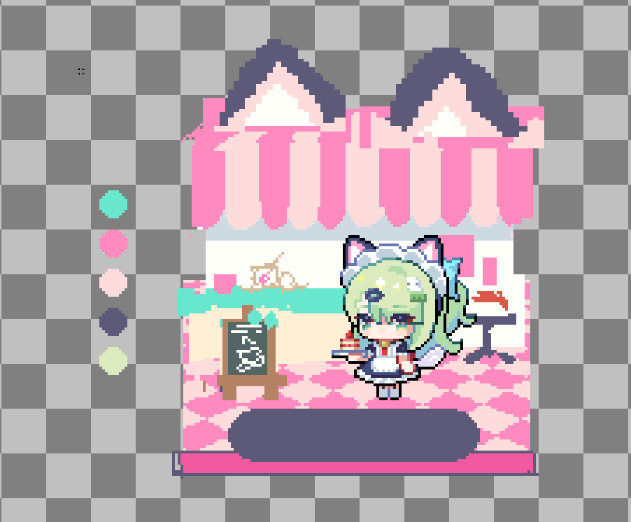 guanmozi_Pixel's tweet photo. 听说放过程图会更多人看❓
#pixelart #ドット絵 #AOD #ゼンゼロ #zzzero #千夏 #Sunna https://t.co/5yR6H1MTaF