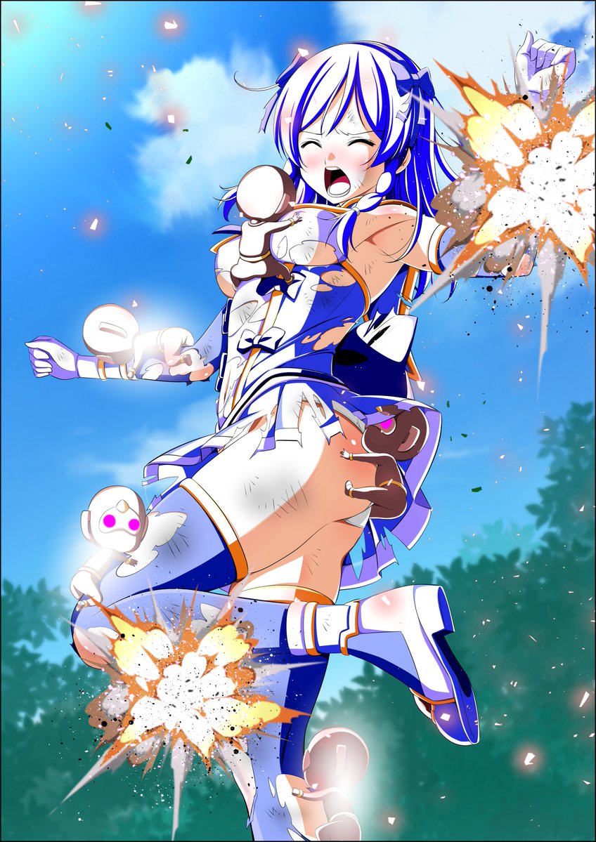 自爆攻撃で大ピンチのヒロインです😵

いつも応援ありがとうございます!!
今晩支援サイト更新予定です
よろしくお願いいたします✨ 