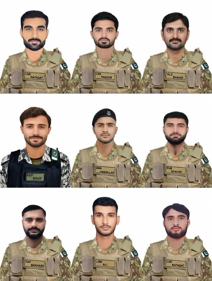summandar01's tweet photo. قوم کے وہ دلیر سپوت جو پاک افغان بارڈر پر دشمن کا ڈٹ کر مقابلہ کرتے ہوۓ شہادت کے عظیم رتبے پر فائز ہوۓ ہم انہیں سلام پیش کرتے ہیں
اللّٰه تعالٰی ان شہداء کے درجات بلند فرماۓ اور انہیں جنت الفردوس میں اعلٰی مقام عطاء فرماۓ
ان کی قربانیاں ہمیشہ یاد رکھی جائیں گی
پاکستان پائندہ باد🇵🇰
پاک فوج ہمیشہ زندہ باد
