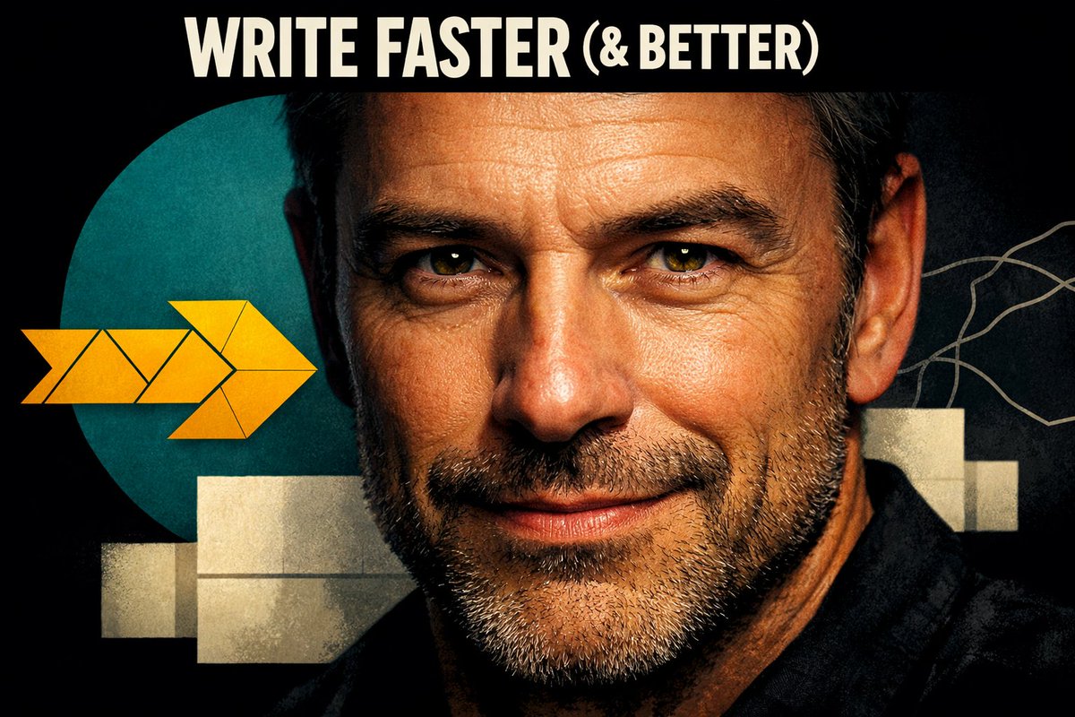 shawnwriteshere's tweet photo. Want to write faster AND better? Most writers think it's impossible. But there's one approach that cuts drafting time in half while making your prose richer. (No, it's not "just write faster.")
🧵 1/8 https://t.co/z1uXlnpEiu