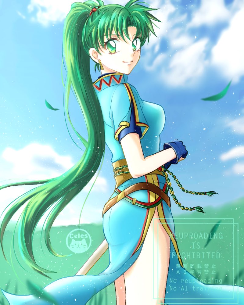 リメイク絵　草原の少女Lyn