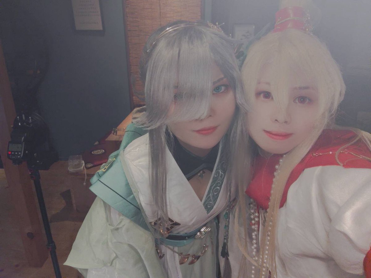 ⚠️同人衣装注意）260301 今日の相棒で🎧️（アルパカさん）が撮って