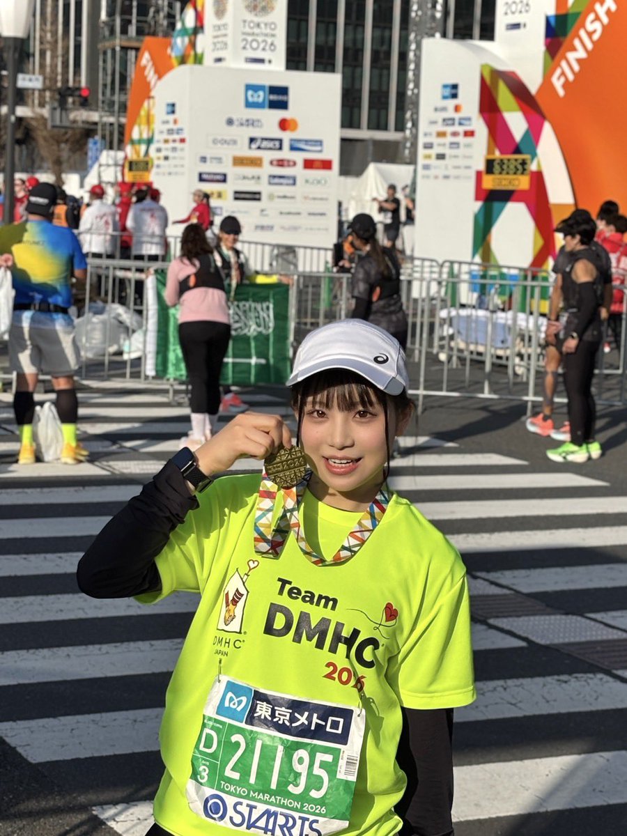 喜多花恵 ちゃん🌼 #東京マラソン 2026 完走おめでとう！🏃‍♀️✨️ 3