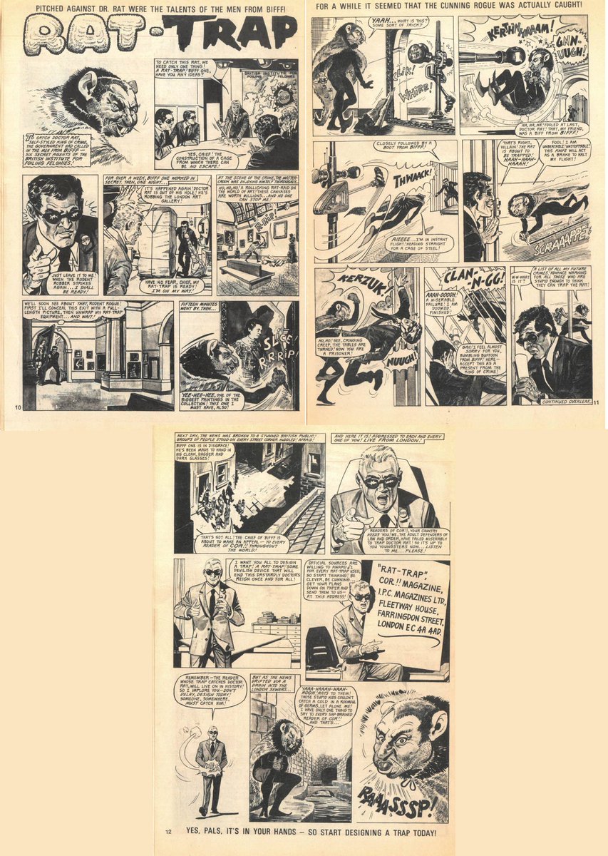 thefcfc's tweet photo. Rat-Trap and The Whoopee Spotter Book Of TV, as discussed in episode 33 of The Funny Comics Fan Club - available in all good newsagents and wherever you get your podcasts! 
(copyright Rebellion)
https://t.co/oNXm9rq3vJ https://t.co/sgnFAu264q