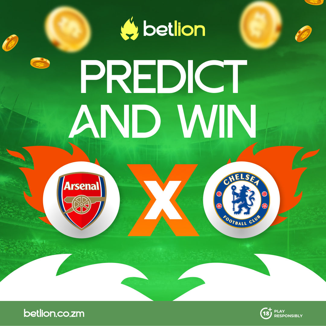 BIG MATCH. BIG REWARDS! 🔥
Predict the FULL-TIME total score for Arsenal 🆚 Chelsea and you could be one of 5 LUCKY WINNERS to win k50 worth of freebets🎉
✅ Comment your prediction
✅ Include your Customer ID
Think you know how it ends? Make your tickets now⚽