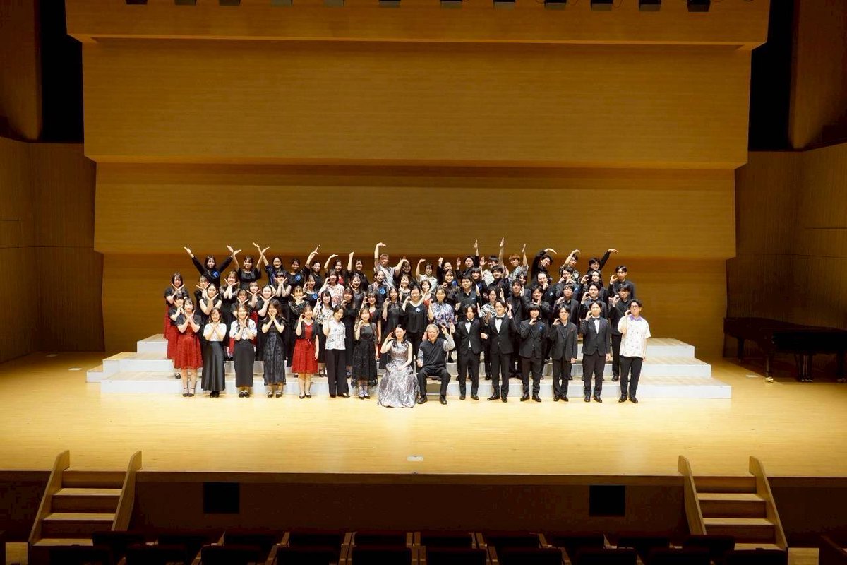 syc_official_'s tweet photo. #YCJC7th 無事終演いたしました🌟

SYC単独ステージでは以下の4曲を演奏しました！
・Matona mia cara(Lasso)
・Le chant des oyseaux(Janequin)
・Contraponto bestiale alla mente(Banchieri)
・春に(木下牧子)

流山までお越しくださった皆様、ありがとうございました✨ https://t.co/syNsbNxrd4