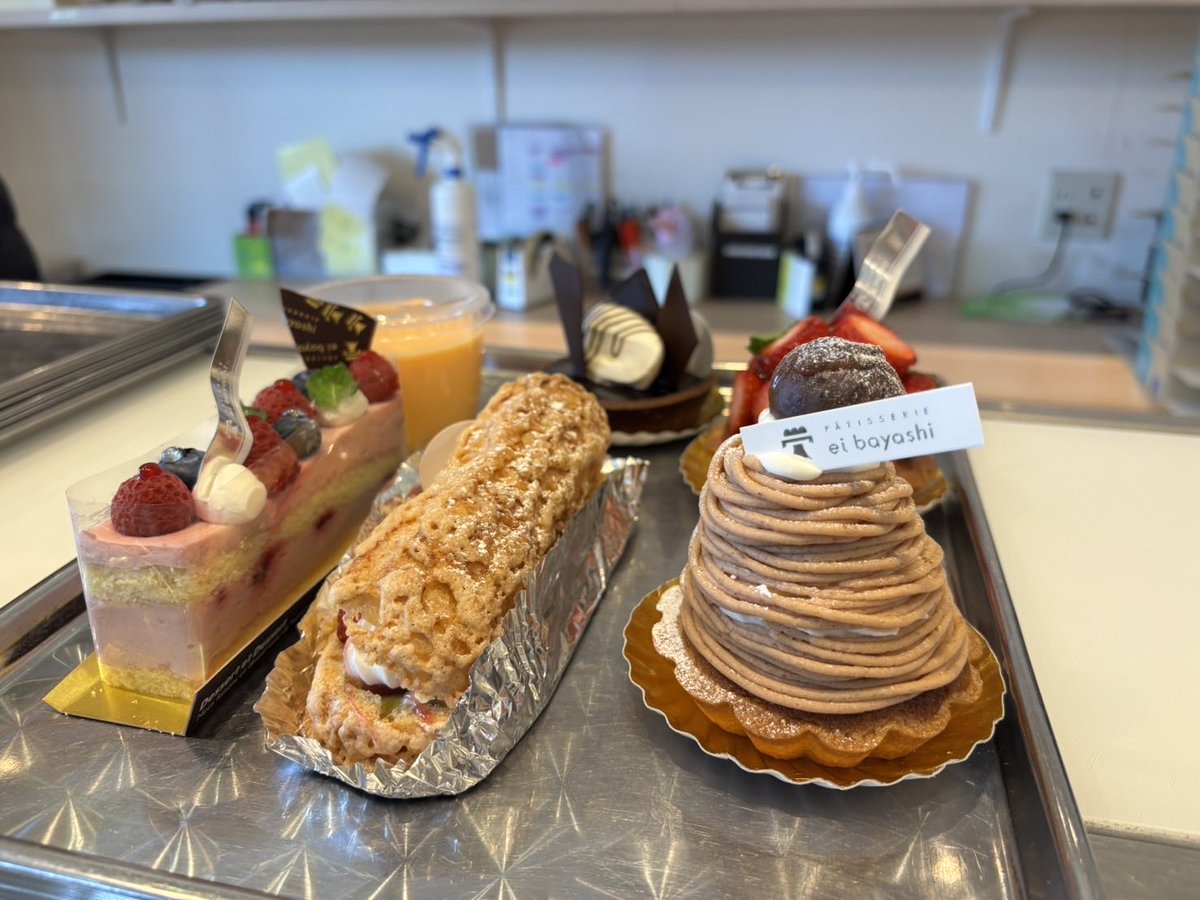 chef_fleur_de's tweet photo. パティスリーエイバヤシ
めちゃうまです🍰🫖 https://t.co/Mm2ZKv0g88