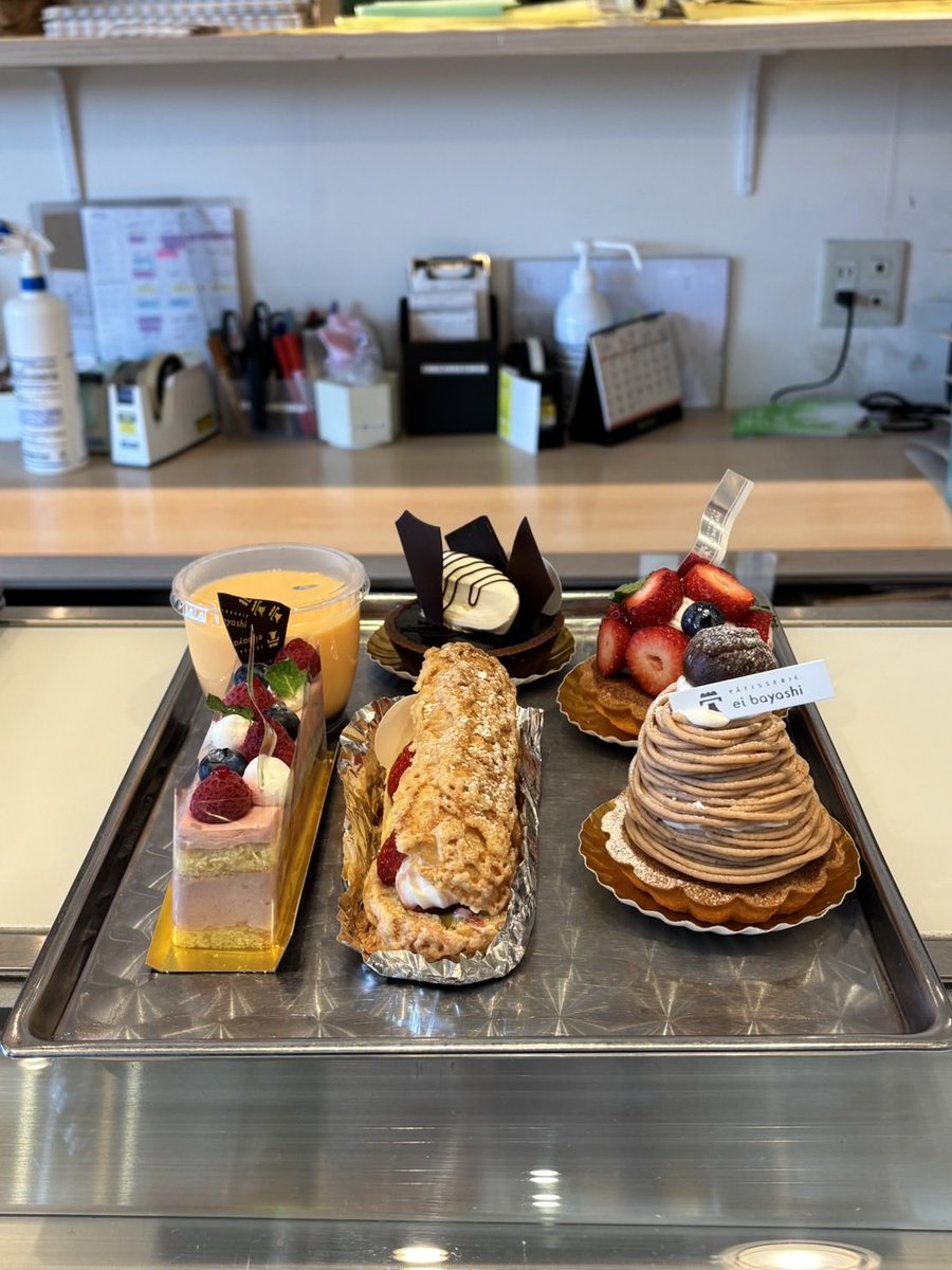 chef_fleur_de's tweet photo. パティスリーエイバヤシ
めちゃうまです🍰🫖 https://t.co/Mm2ZKv0g88