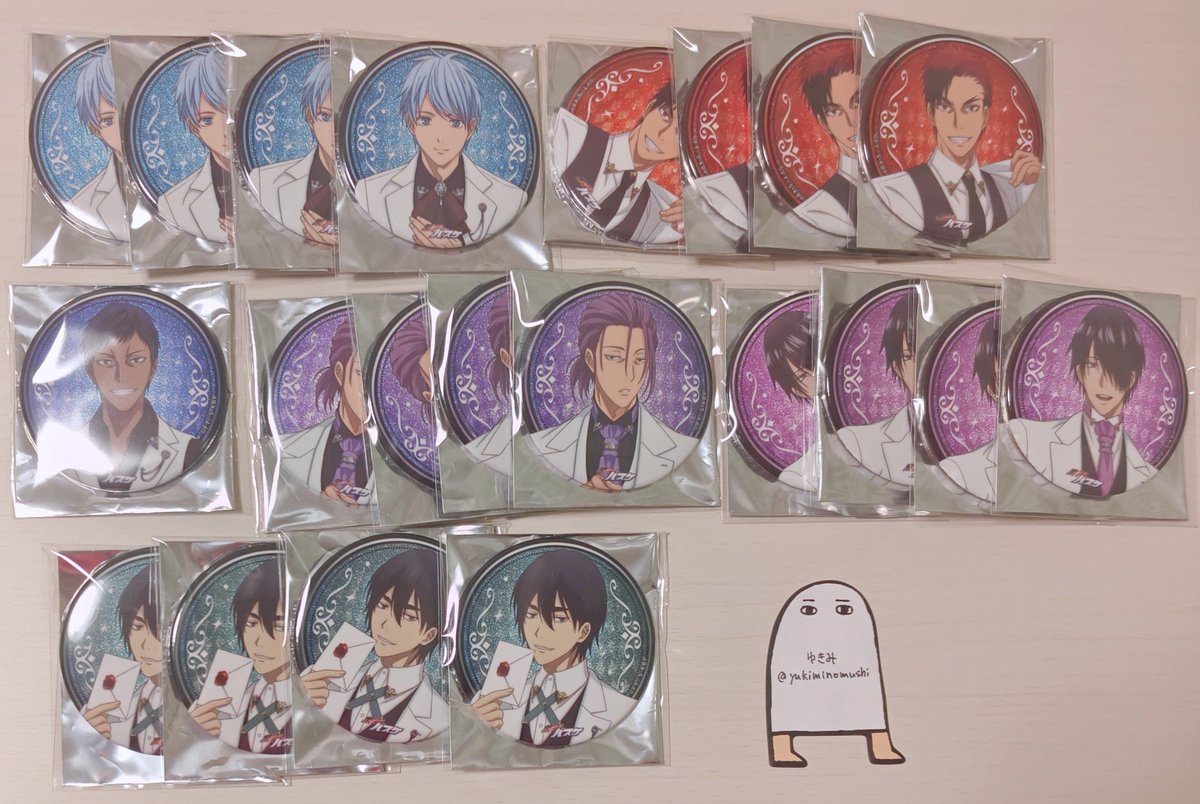 交換】黒子のバスケ 黒バス GIGO グリッター 缶バッジ 譲：黒子4 火神4