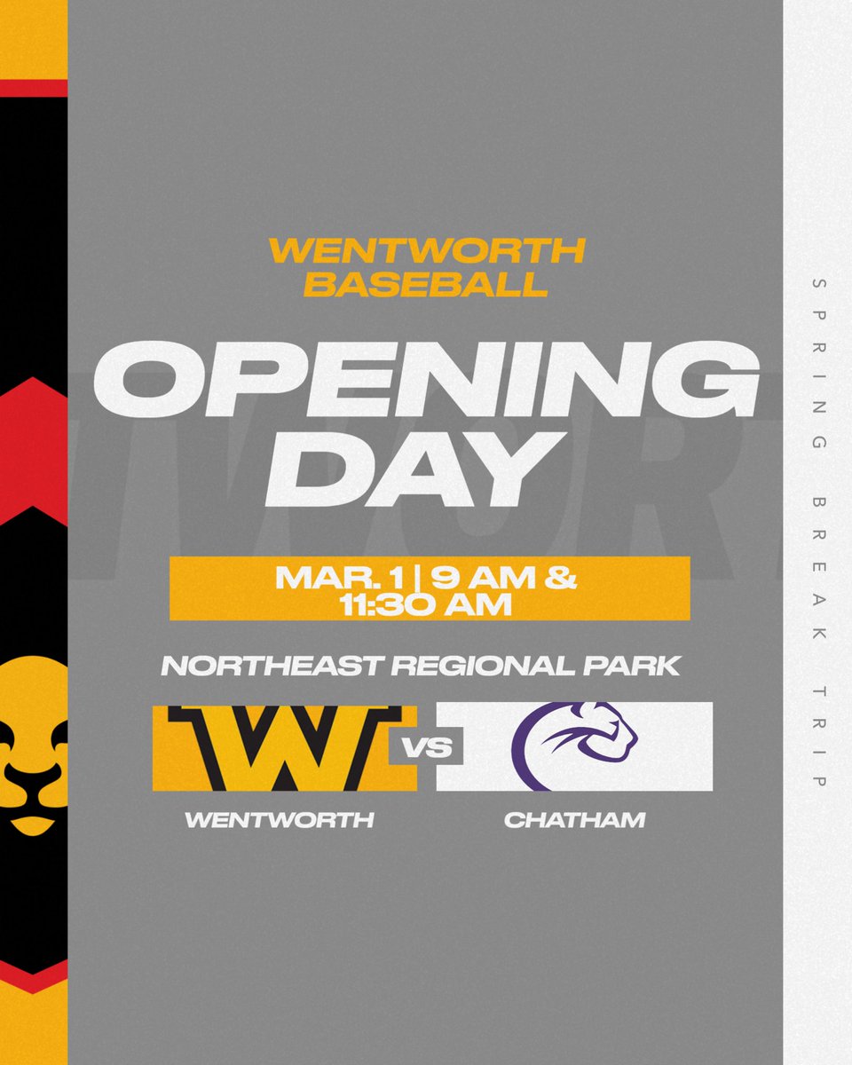 Wentworth Baseball ⚾ tweet media