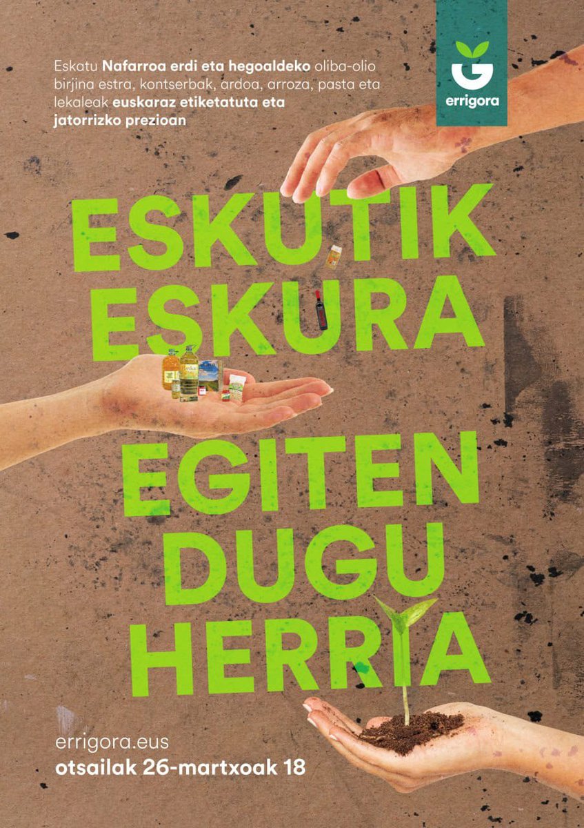 ElkarEkin's tweet photo. Errigorako eskaerak egiteko epea zabalik da martxoaren 18 arte. Azpeitin eskaerak jasotzeko puntual: Elkargunea eta Ikasberri.

Eskaerak eta informazio guztia https://t.co/t4xn5aEOQu helbidean. https://t.co/xbw93hS0QB