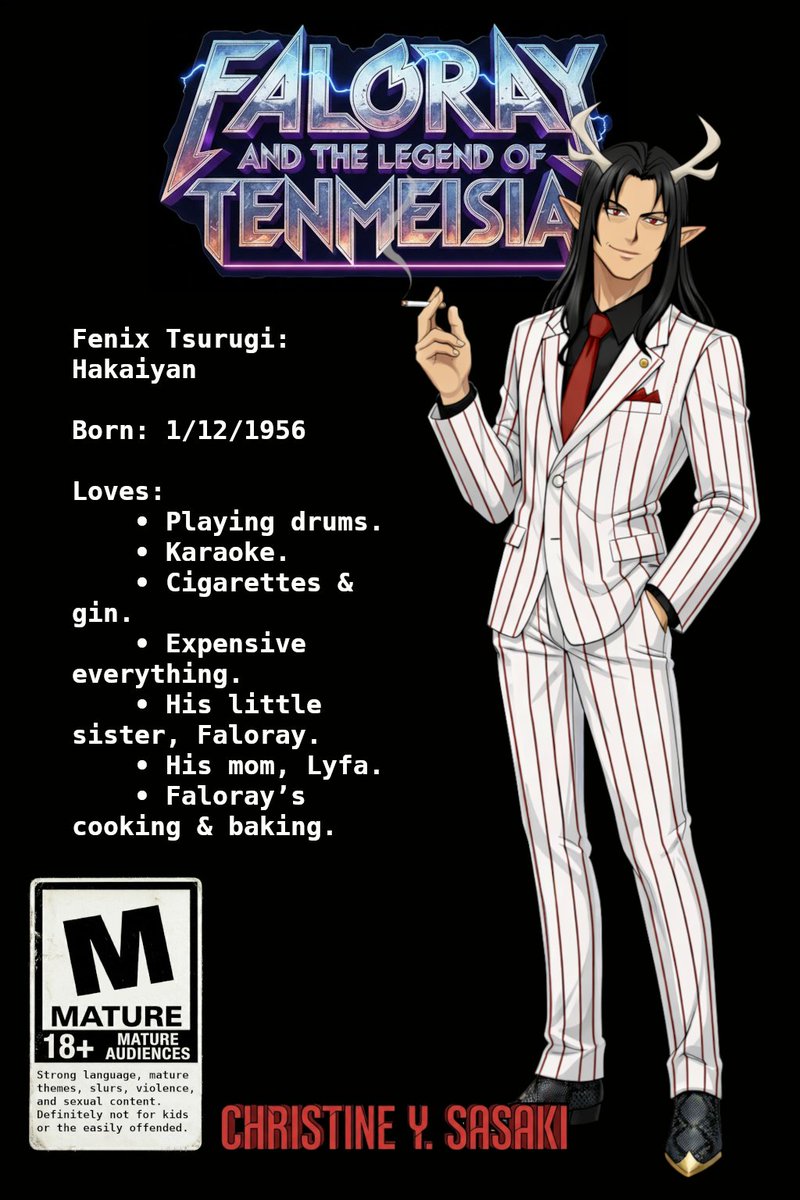 C_Y_Sasaki's tweet photo. Crime-lord out of necessity, ultimate onīchan by design. Will burn worlds to keep his little sister, Faloray safe... and happy. Any women with overprotective big brothers? Spill! #DarkFantasy #AnimeInspired #Grimdark #IndieAuthor #BookTwitter #DarkRomance https://t.co/JbaifukLBZ https://t.co/gi1LC3UkYF