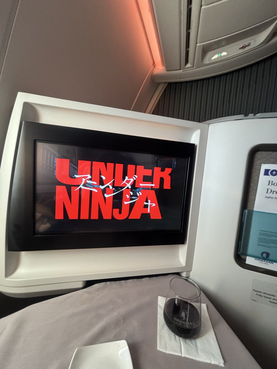 gocciag147777's tweet image. ⭕️V&amp;amp;V: SEA✈︎HNL/ HA🌺841❹機内食🍽️

・ドリンク🈂️後、機内食は🐄Beefを頂きました〜
・「アンダーニンジャ🥷」を流し見しながら😋

#機内食
#HA
#アンダーニンジャ