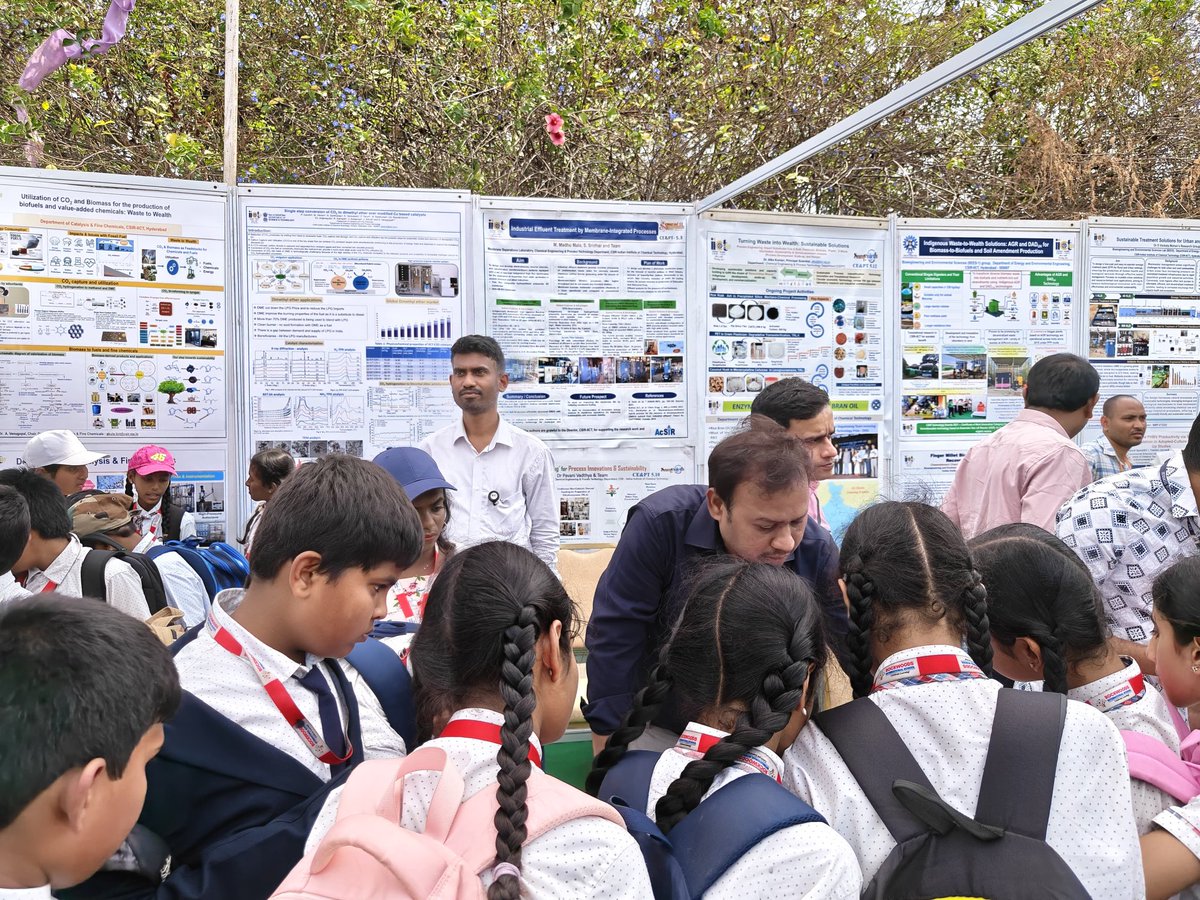 KKiranAI's tweet photo. CSIR-Indian Institute of Chemical Technology showcased its technologies at Rashtrapati Nilayam, Secunderabad, on the occasion of National Science Day.  
@CSIR_IND @csiriict https://t.co/GcKkXJdggM