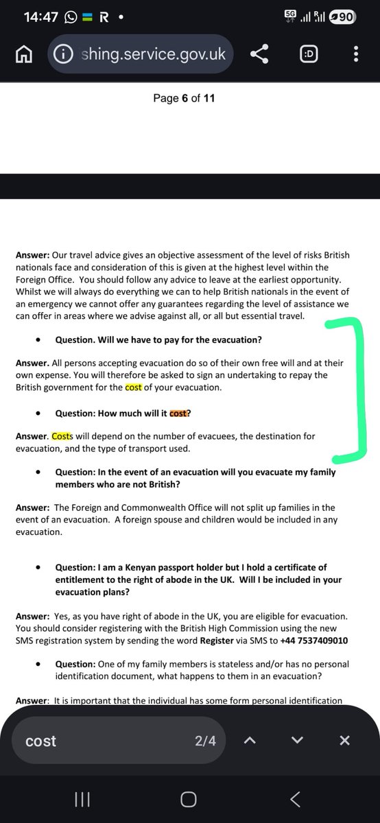 Perseus_AA's tweet photo. @c_r_5 @FCDOGovUK @ukhomeoffice It is not free. https://t.co/x1rxjfHsDw