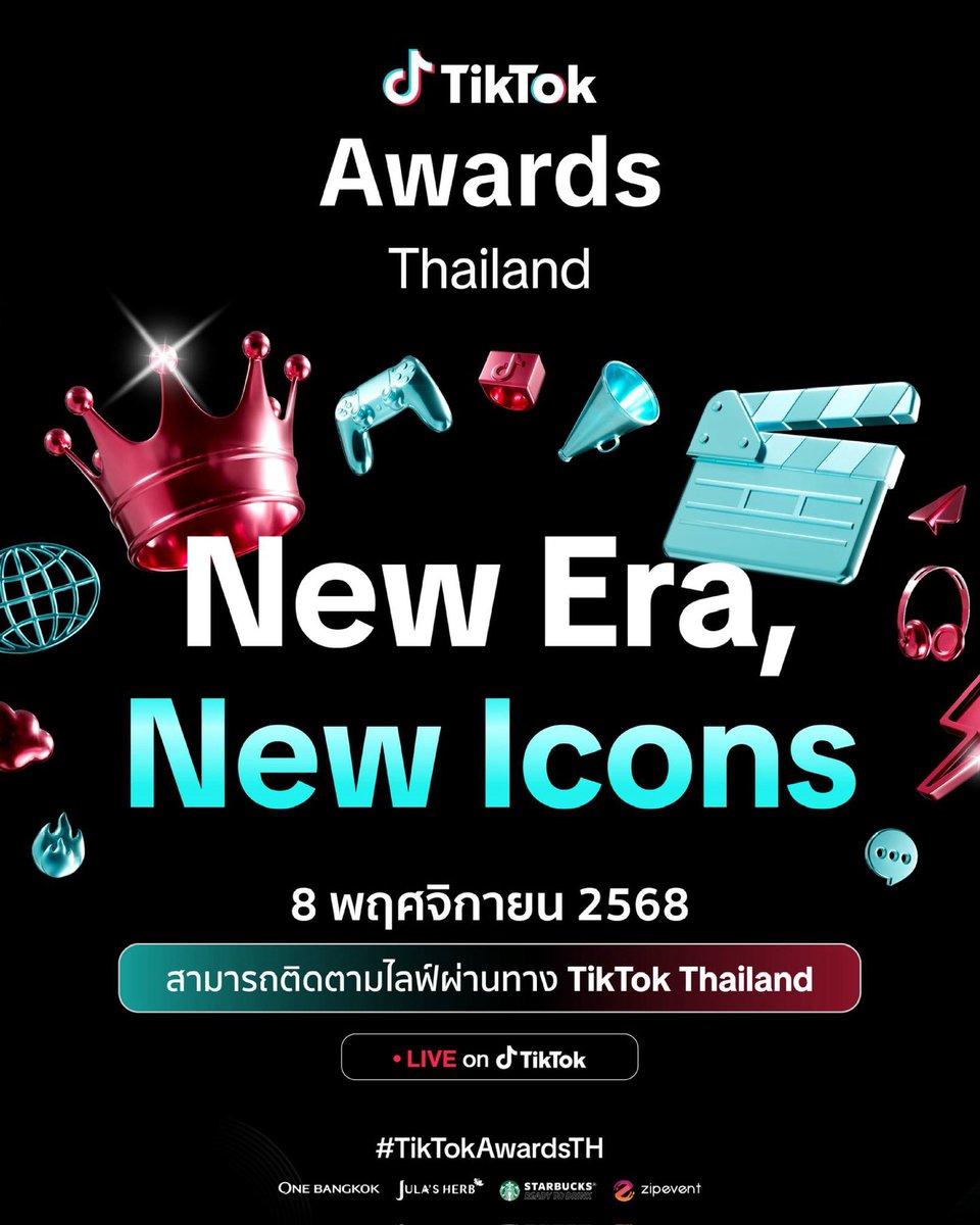 Buddyblend's tweet photo. ขอขอบคุณ TikTok Awards Thailand 2025 🏆✨ที่ให้เราได้ร่วมเป็นส่วนหนึ่งใน “New Era, New Icons” บนเวทีประกาศรางวัลสุดยิ่งใหญ่ และได้สัมผัสประสบการณ์ใหม่ๆ ในระดับ Global Platform ค่ะ 🙏🏻

CLIENTS: TikTok Thailand
JOB: Social Media Content &amp; Management

 #BUDDYBLEND 
#TikTokAwardsTH https://t.co/fgOfaL3FQn
